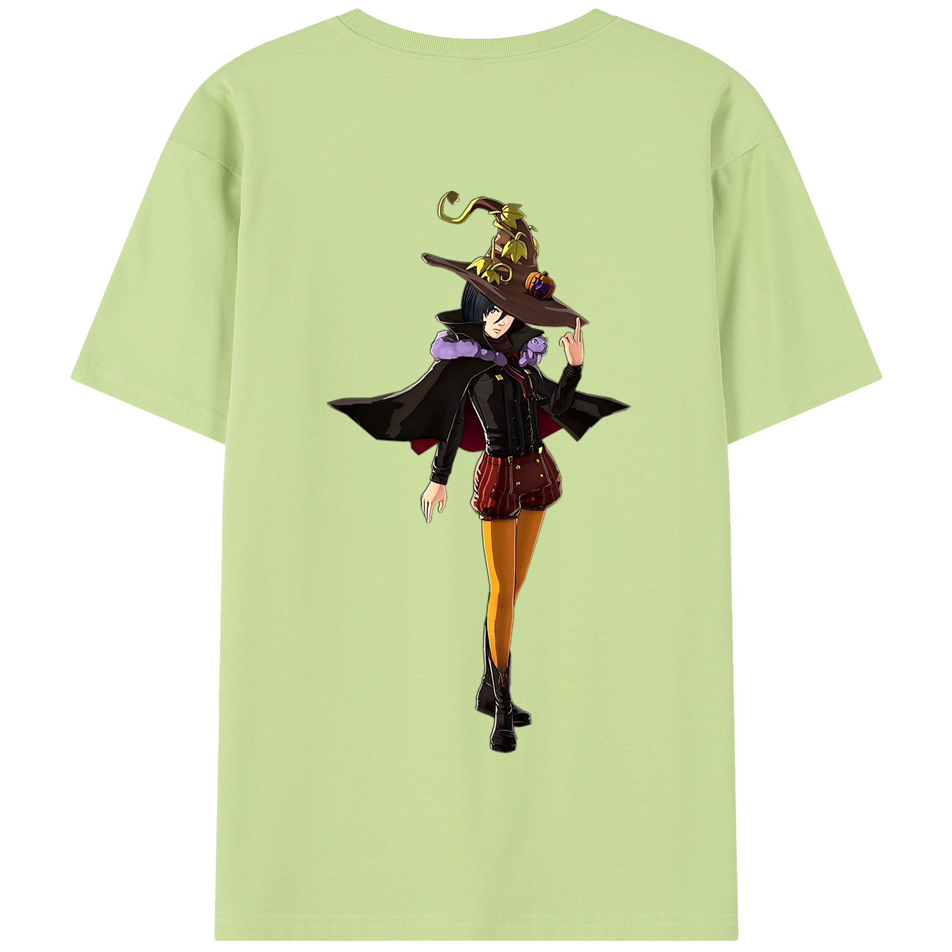 （画像用） 進撃の巨人 ミカサ·アッカーマン Attack on Titan Mikasa Ackerman 綿100％半袖Tシャツ（背面プリント）